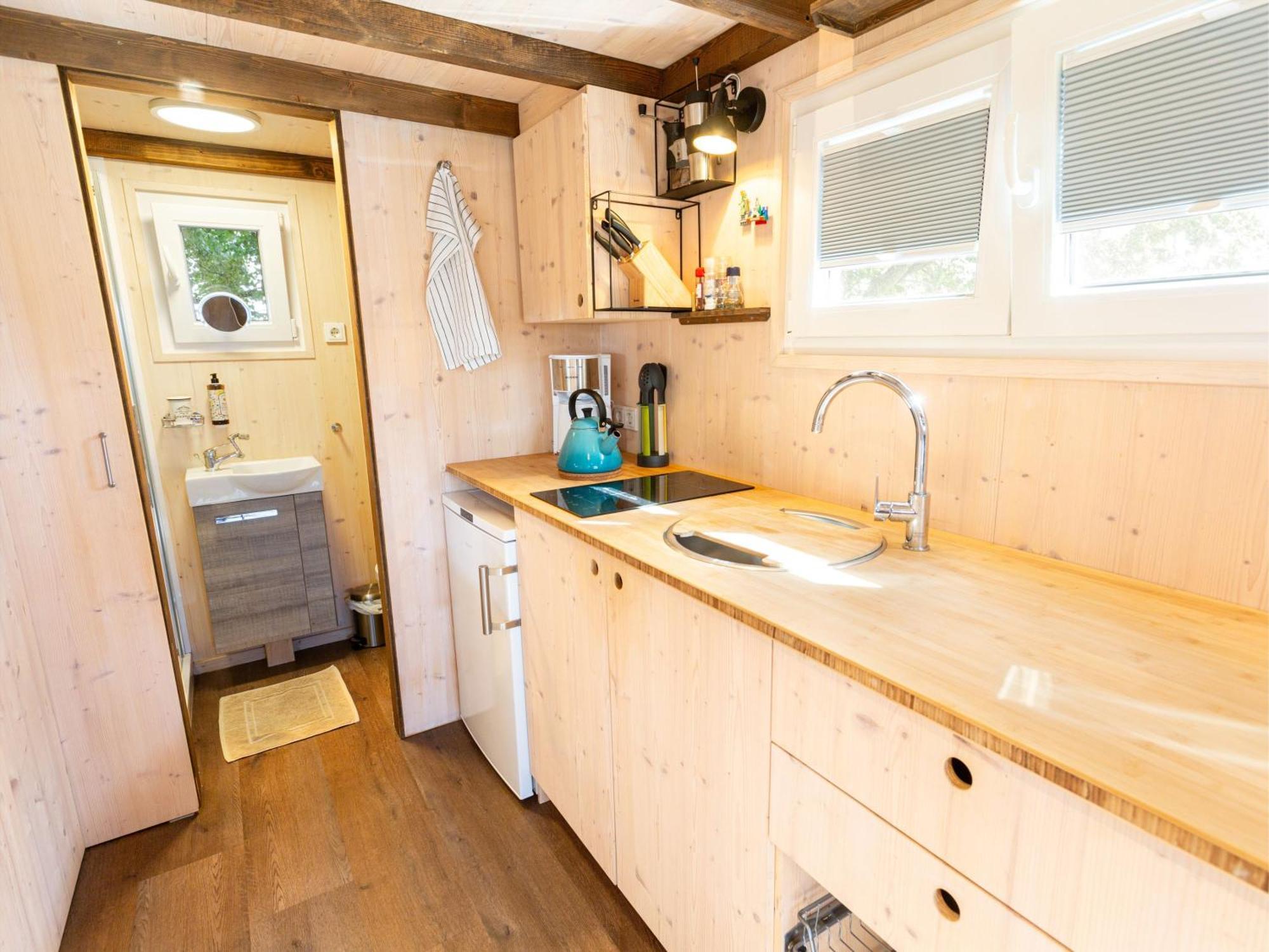 Вілла Tiny House Auf Der Alpaka Farm Rubkow Екстер'єр фото