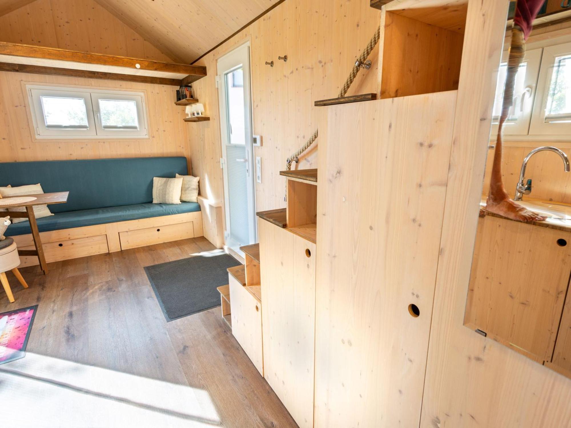 Вілла Tiny House Auf Der Alpaka Farm Rubkow Екстер'єр фото