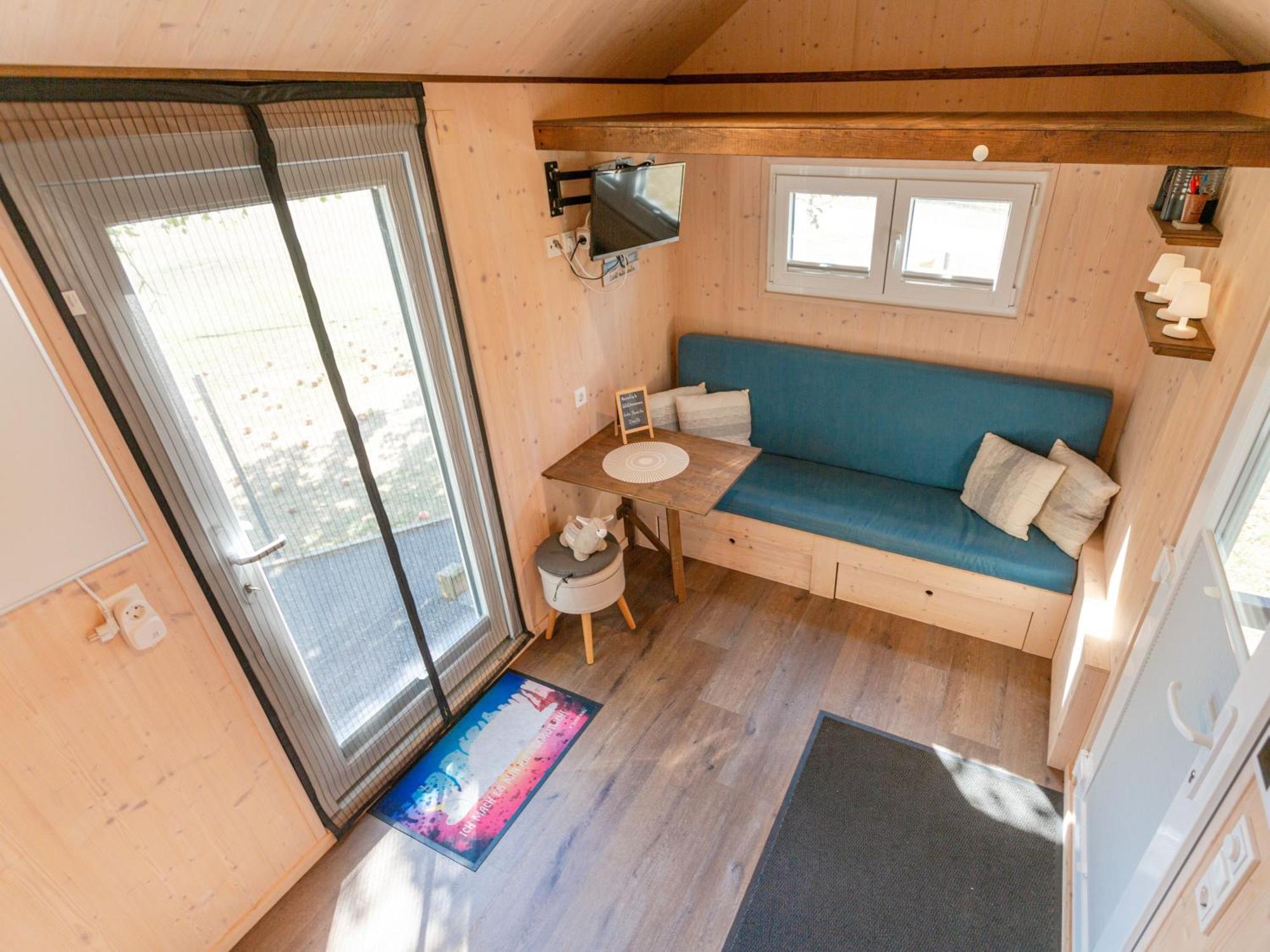 Вілла Tiny House Auf Der Alpaka Farm Rubkow Екстер'єр фото