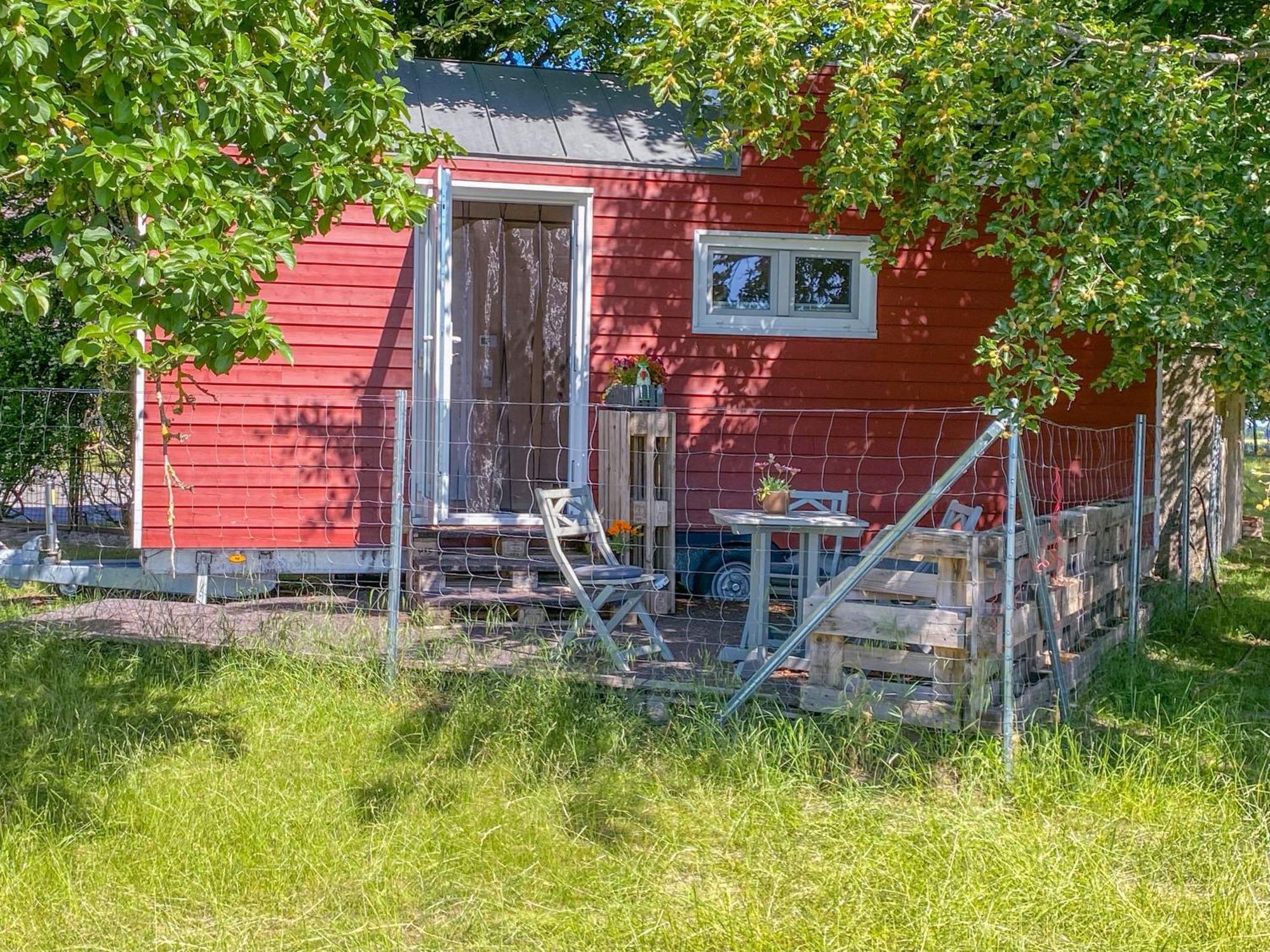 Вілла Tiny House Auf Der Alpaka Farm Rubkow Екстер'єр фото